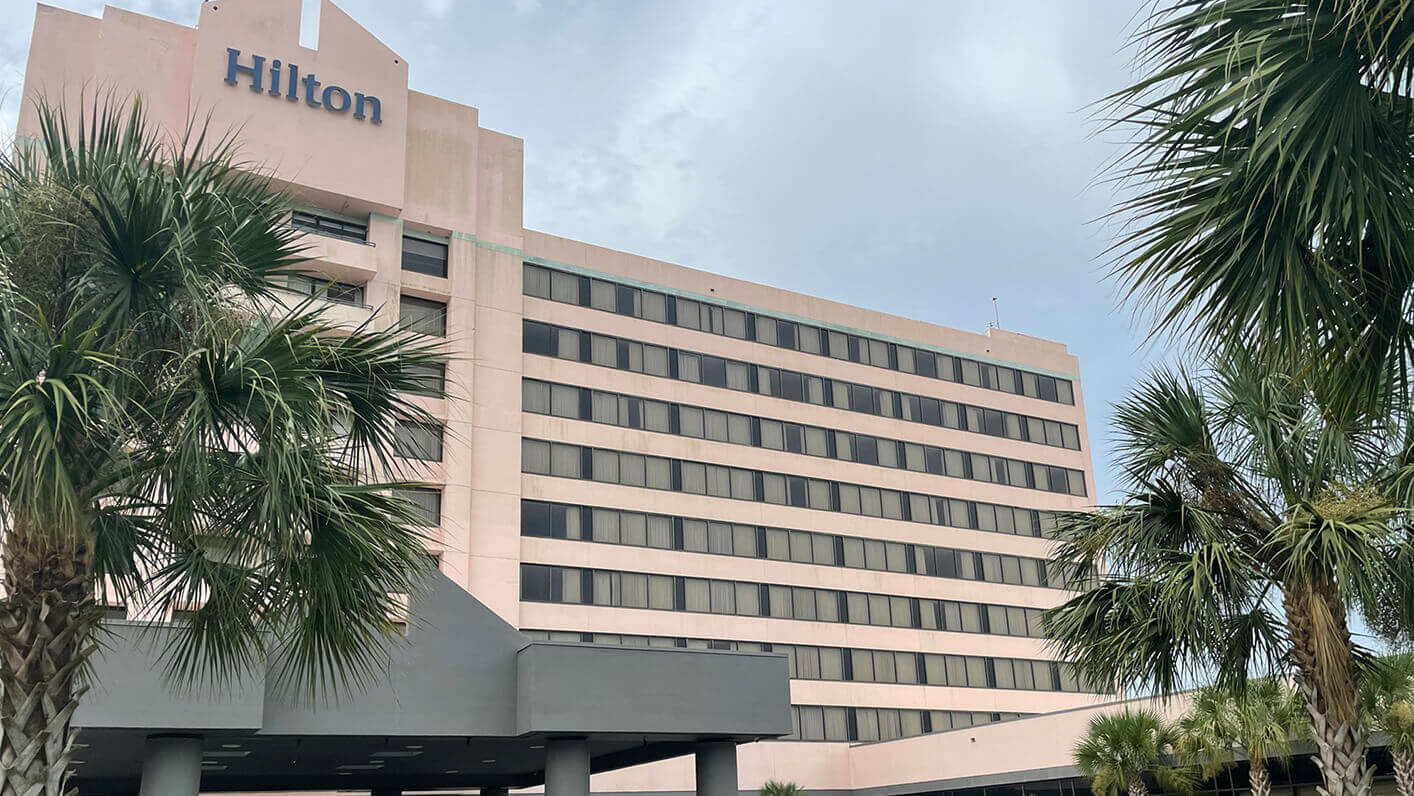 florida hilton hotel remodel before
